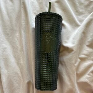 NWT Starbucks Green Grid Tumbler